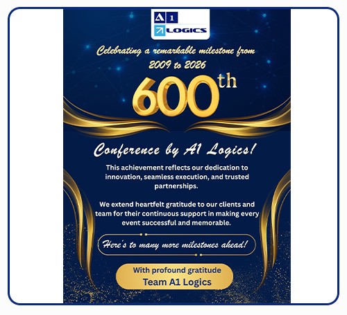 Celebrating 600th conference, milestone for A1 Logics