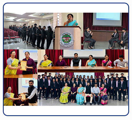 Mr. Prashanth B Shetty, Business Operational Director, and Ms. Kavitha, HR Manager of A1 Logics